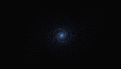 Abstract Spiral Line Pattern