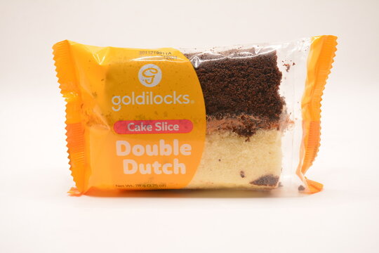 Goldilocks cake slice double dutch in Manila, Philippines