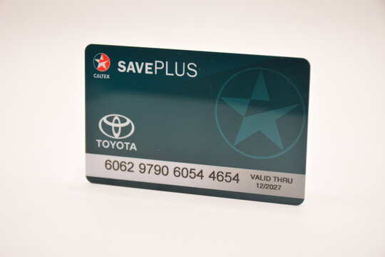 Caltex saveplus Toyota card in Manila, Philippines