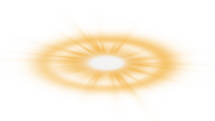 Dynamic fiery explosion burst with glowing spiky abstract light lens flare