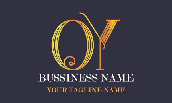 OY O oy initial logo | initial based abstract modern minimal creative logo, vector template image. luxury logotype logo, real estate homie logo. typography logo. initials logo