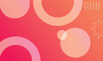 Geometric abstract colorful background. Modern pattern with gradient various shapes. Minimalist graphic for creative design.