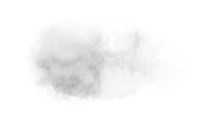 Abstract artistic cloudy smoke texture, isolated on a transparent background, perfect for a designer's use. , transparent background