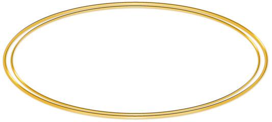 Gold text frame 