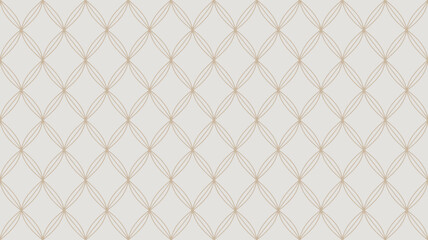 Fototapeta premium A subtle beige background featuring a repeating pattern of interconnected diamond shapes with thin lines