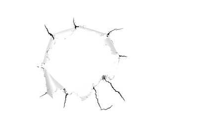 Torn paper, showing breaking point of something. Concept of destroying paper.  , transparent background