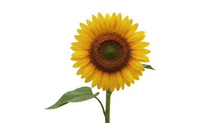 Radiant Sunflower Bloom - A Symbol of Summers Warmth and Beauty.