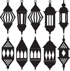 Fototapeta premium vector illustration of a lantern