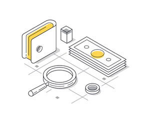 Financial management,calculating and analyzing income,Personal finance and savings concept