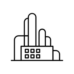 Factory Outline Icon
