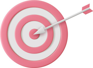 3d Arrow hit the center of target