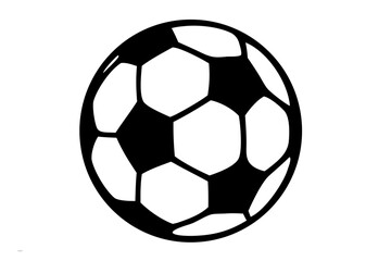 Obraz premium Soccer Ball Vector Illustration | Classic Football Icon | Editable Design transparent png