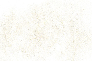 Gold Glitter Texture Isolated on White Background. Golden Confetti. Celebratory Gold Sparkles Year New. Vector Illustration, Eps 10.