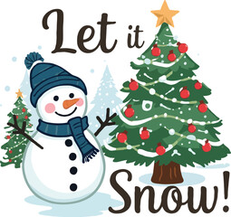 Cozy Winter Christmas – Warm & Festive T-Shirt Design