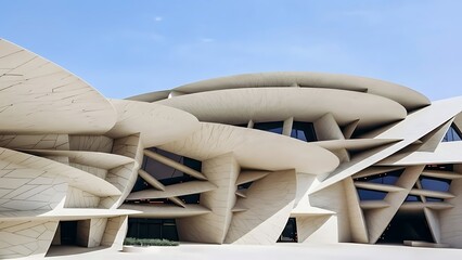 Modern Architecture: Museum Building with Unique Geometric Design