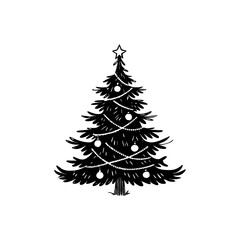 christmas tree, vector, tree, icon