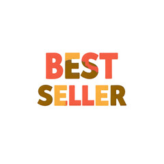 BEST SELLER Typography - Bold Graphic Design on Black Background