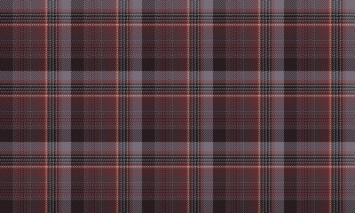 The seamless plaid pattern, in brown, grey, orange, and white, creates a warm, modern atmosphere. It's perfect for designing clothes, skirts, pants, and dresses, adding a stylish touch.