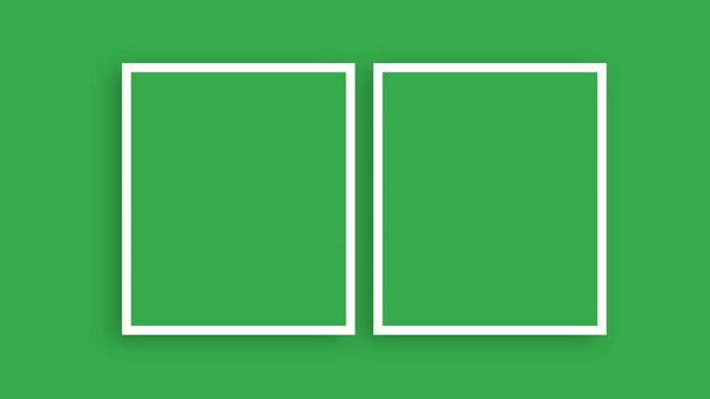 Minimal Double Photo Frame Motion Animation Template