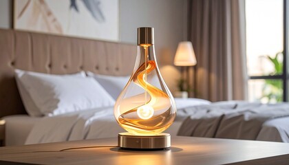bottle of lamp