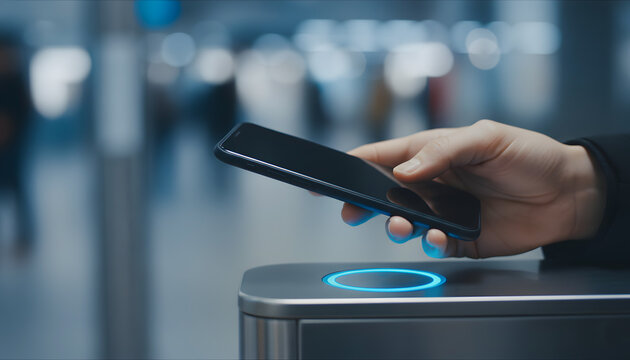 Contactless Payment with Smartphone at Access Terminal