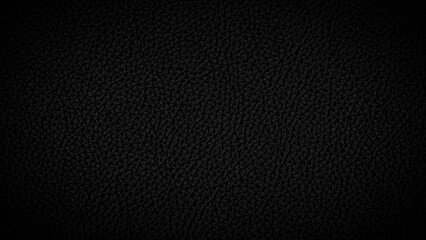 Abstract textured black leather background with small pattern for web banner template or wallpaper design.