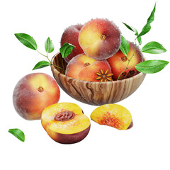 fresh apples in a basket