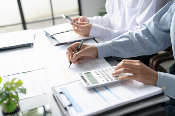 Business People Meeting Design Ideas professional investor working new start up project. Concept. business planning in office.