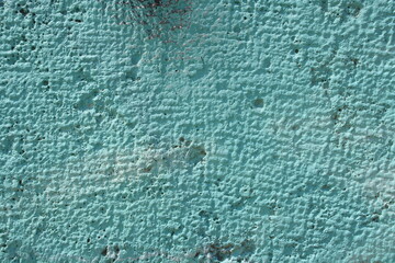 blue painted wall