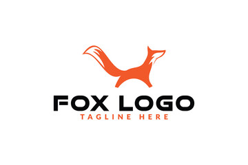 fox logo icon vector illustration