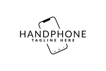 handphone logo icon vector illustration