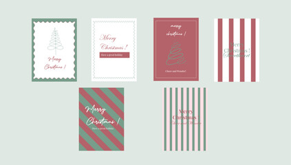 vertical card minty frost design