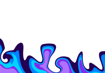 abstract multicolor liquify or liquid  frame illustration