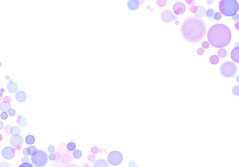 shine bokeh frame illustration in transparent background
