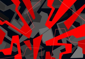 Abstract seamless pattern and lines painting background	