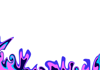 abstract multicolor liquify or liquid  frame illustration