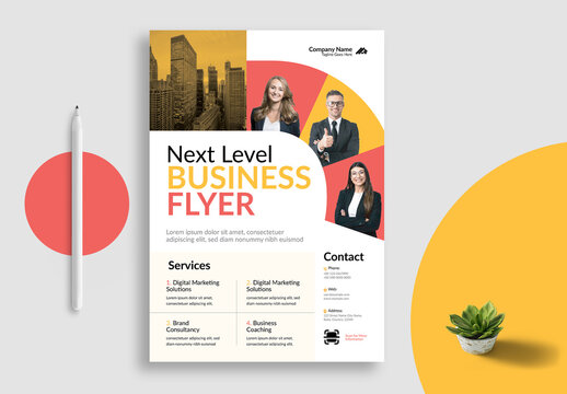 Business Flyer Template Layout