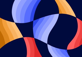 Abstract liquid shape. Fluid geometric&nbsp;design background 