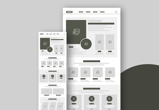 Wireframe Template Layout
