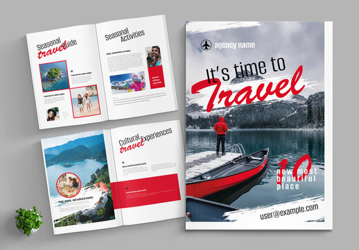 The Winter Traveler Magazine Layout