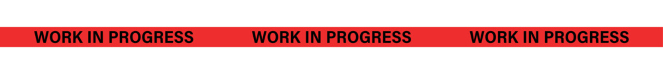 A red and white barricade tape with the words do not cross repeated four times in black text , ribbons, stripes, tape