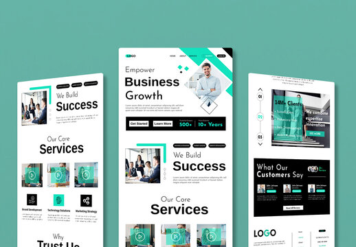 Business Landing Page Design