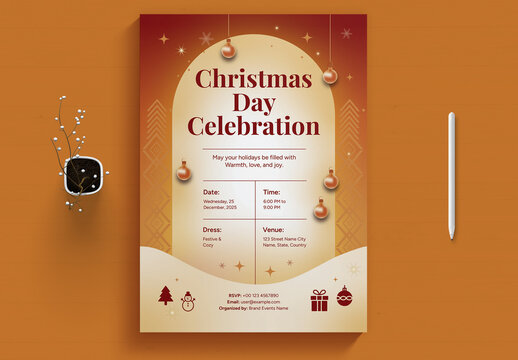 Christmas Day Flyer Template