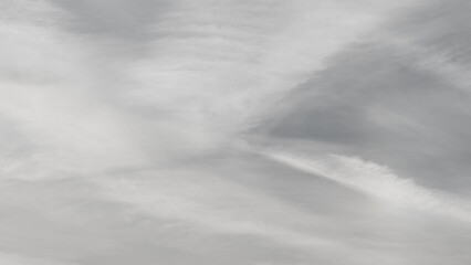 gray background, photograph of gray sky with different lines of clouds
