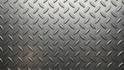 Textured Metal Diamond Plate Surface Background