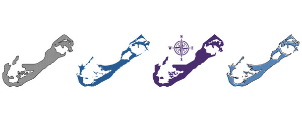 Map Design  Bermuda Map
