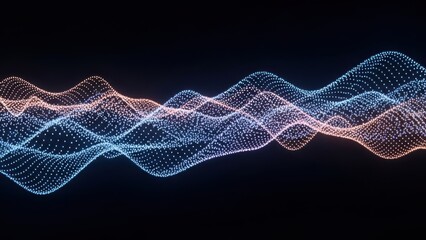 Mesmerizing Particle Waves of Digital Information Flow