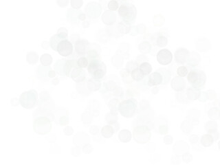 Soft white bubble light effect overlay for design PNG image