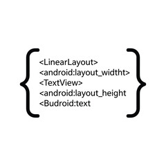 Mobile phone displaying native user interface elements connecting to a building icon with a location pin, illustrating native app development
