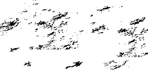 Fototapeta premium Distress urban overlay spotted concrete grain surface grainy noise rust wall grunge black splatter and white background. damaged chalk crack rough ink wall texture. 